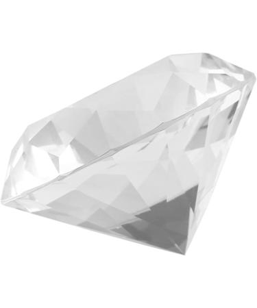 Nail Art Display Glass Crystal Diamond Hand Model Shooting Ornament Manicure Accessories (60 mm White) - Buy Online on GoSupps.com