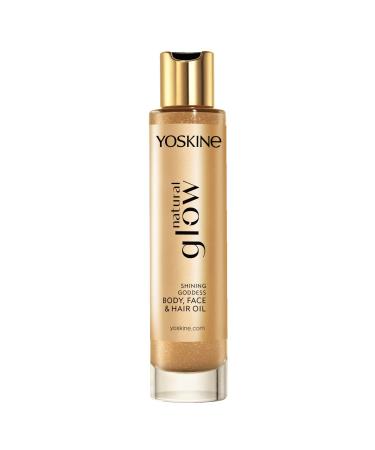 Yoskine Natural Glow Ultraluxurious shimmering body face and hair oil 100 ml