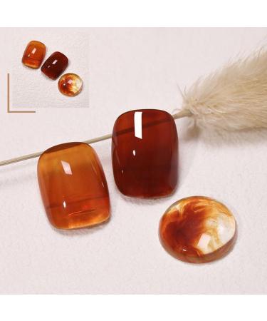 15ml Phototherapy Gel Amber Varnishes Soak Off Amber Gel Nail UV Gel Tortoiseshell Glass Semi Permanent Gel Nail Polish - (Color: 4) - Buy Online on GoSupps.com