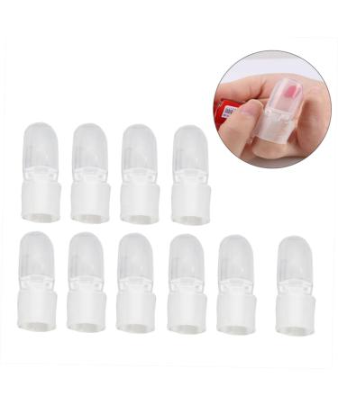 minkissy 10pcs Nail Tools Nail Protector Nail Art Tools Nail Art Diy Tools Nail Art Tips Nail Clip Cap Shield Manicure medium As Shown - Buy Online on GoSupps.com