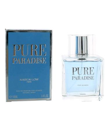 Karen Low Pure Paradise Paris Eau De Toilette For Men Natural Spray 3.4 Oz