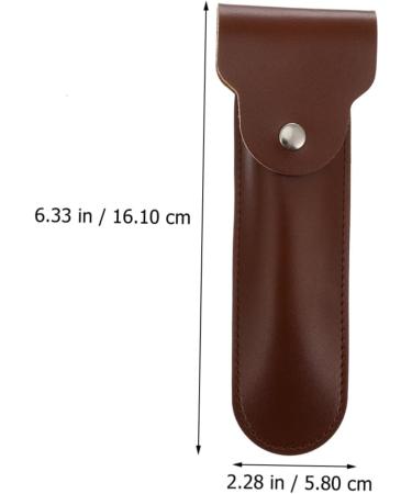 Minkissy 3-Piece Razor Set | PU Leather Shaver Bag & Safety Razor for Men | Stylish Leather Case for Grooming - Buy Online on GoSupps.com