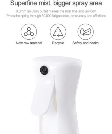 2 PCS Continuous Hair Water Mist Sprayer 200ml - Hairstyling, Cleaning, Gardening, Skin Care - Clear - Buy Online on GoSupps.com