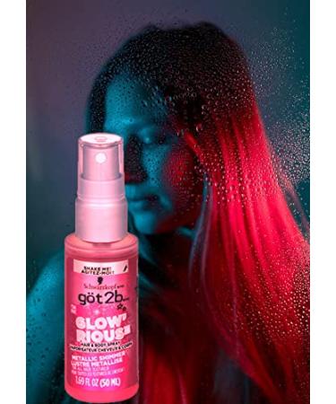 got2b GLOW'RIOUS Metallic Shimmer Hair Glitter & Body Spray - Pink 1.69oz - Buy Online on GoSupps.com