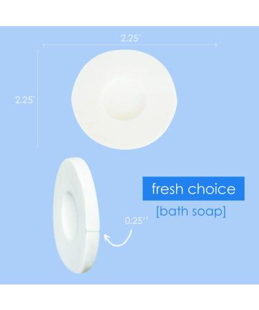 Travel Size Moisturizing Hand and Body Bar Soap Bulk - 50 White Bars Per Case - Individually Wrapped for Hotels, Rentals, and Charity Donations - Mild and Fresh Scent - 1oz - Buy Online on GoSupps.com