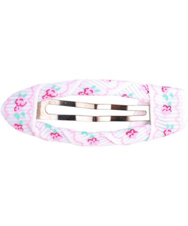 Adorable Fabric Wrapped Snap Hair Clips - 20 Piece Metal Barrettes Set for Girls - Buy Online on GoSupps.com