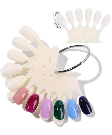 Crown Themed Nail Display Board with 10 sheets for DIY Color Card Practice Fake Nails Fashioned for Women Girls - Buy Online on GoSupps.com