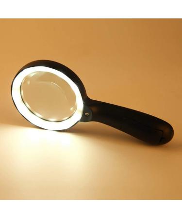 Led Illuminated Glass for Old Man Reading Night Lighting 10x Handheld Magnifier Made in China - Buy Online on GoSupps.com