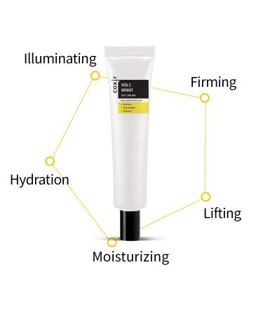 Coxir Vita C Niacinamide Eye Cream (30ml) - Intensive Korean Skin Care for Brighter Eyes - Buy Online on GoSupps.com