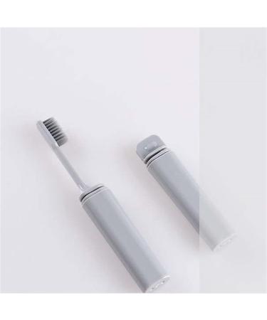 Travel Toothbrush - Foldable & Drinkable Soft Toothbrush for Camping & Travel | Gray (1 Pack) - Ideal for School & On-the-Go - Buy Online on GoSupps.com