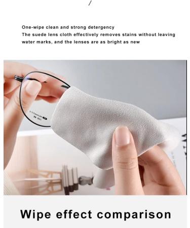 20 Pcs Microfiber Cleaning Cloths - 7x6 Inch Grey for Lenses Glasses Screens & Devices | International Shipping - Buy Online on GoSupps.com
