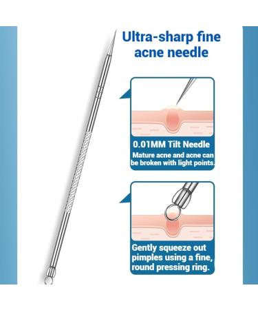Usiveinborn Blackhead Remover Usiveinborn Tweezers Usiveinborn Blackhead Extractor Usiveinborn Professional Stainless Steel Facial Blackhead Remover Tweezers for Blemish Whitehead Popping (3pcs) - Buy Online on GoSupps.com