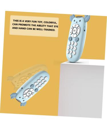 Toyvian Children's Music Phone - Baby Teether & Infant Toy | Baby Shower Gift - Blue 14.5X8.5CM - Buy Online on GoSupps.com