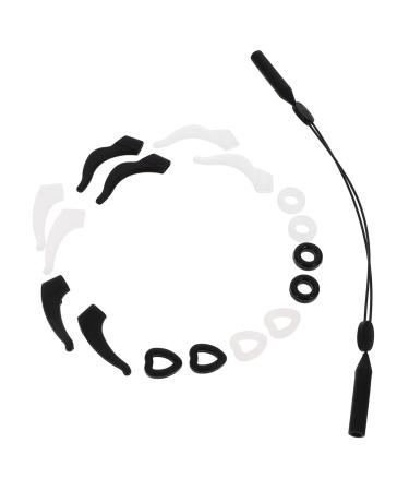 Lurrose 17-hour glasses legs Brillen bruise cushion glasses ear pads glasses arm pads round glasses ear bruell the glass holder tapes glass holder glasses pebble gel shoe