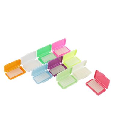10-pack fruit-tooth clamping wax 10 colors and flavors gums ortho wax fruit fragrance gums and aligners