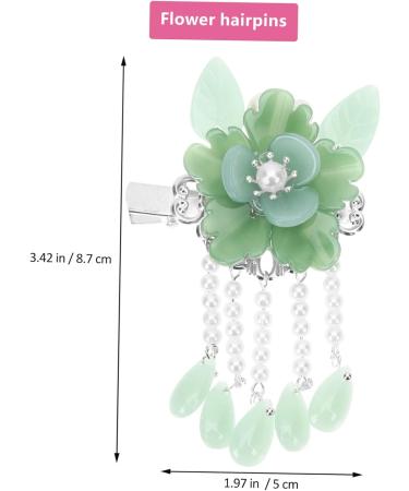 ABOOFAN 1 Pair Antique Pair Clip Vintage Hair Accessories Flower Hair Clips Accessories for Girls Hair Barrettes for Girls Chinese Hairpin Kimono Floral Bride Hair Barrettes Girls Hairpins - Buy Online on GoSupps.com