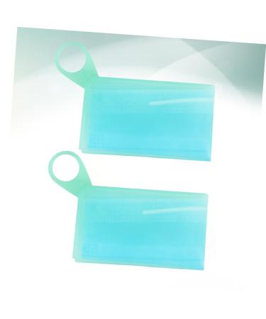 Fomiyes 2-Pack Disposable Dust Masks - Silicone Face Cover & Storage Container (19x13cm) - Green - Buy Online on GoSupps.com