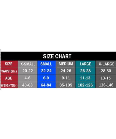 Youper Boys Youth Padded Sliding Shorts with Athletic Cup for Baseball, Football, Lacrosse - White/Red (Small) - Buy Online on GoSupps.com