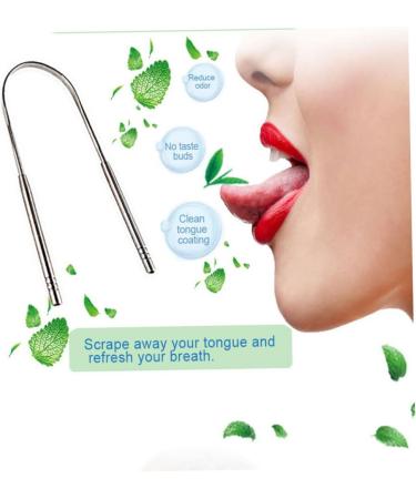 Buy Stainless Steel Tongue Scraper - Ayurvedic Tongue Cleaner for Optimal Hygiene | International Shipping - Buy Online on GoSupps.com