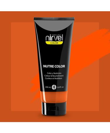 Nirvel NUTRE COLOR Black 200 mL Professional Mask | Temporary Hair Color & Nourishing Shine - Shop Internationally! - Buy Online on GoSupps.com