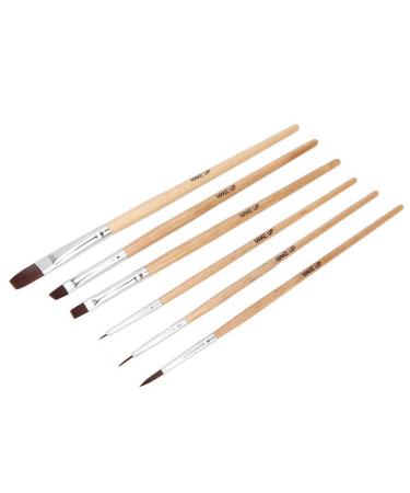 High-Quality 6-Piece Makeup Art Oil Color Brush Set | Halloween Face Makeup Brushes | Professional Cosmetic Brushes for Kids & Painters - Buy Online on GoSupps.com