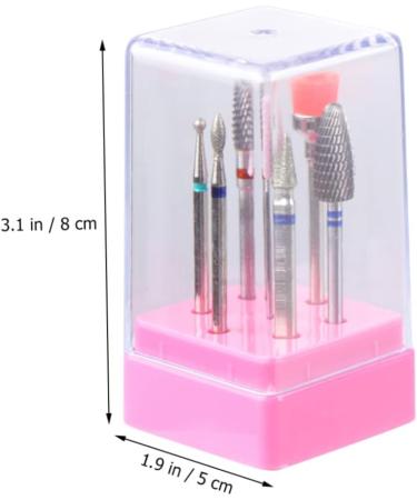 1 Set Manicure Tool Set Nail Art Tool Set Cuticle Drill Bit Cuticle Bit Nail Implements Set Tungsten Steel Nail Drill Bits Nail Polishing Tool Polisher Grinding Head 3 3 6cm As Shown - Buy Online on GoSupps.com