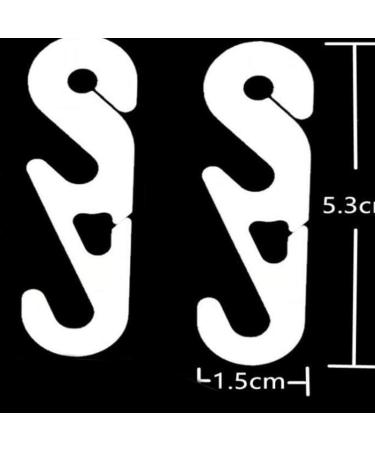 Buy Faruta 200 Pieces S-shaped M ASK Extension Hooks - White Rope Buckles for Hearing Protection | Adjustable Masks - Buy Online on GoSupps.com
