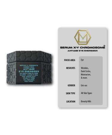 Serum X - Y Chromosome AntiAge Eye Energizer | Anti-Aging Cream for Dark Circles & Fine Lines | All Natural Silicon Free Made in USA - Buy Online on GoSupps.com