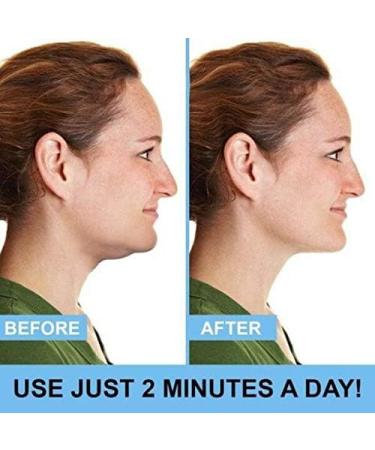 Neck and Chin Massager Neck and Jaw Toner - Reduce Excess Double Chin Fat Toning Massage System for Men and Women - Buy Online on GoSupps.com