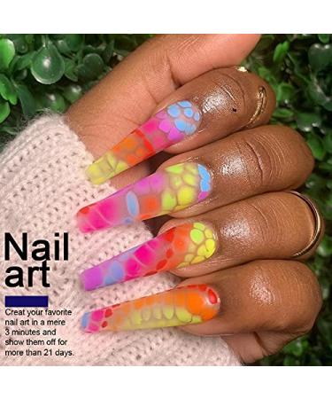 Arte Clavo 15ml Neon Yellow Orange Gel Nail Polish Set - Pack of 5 Popular Colors - Soak Off UV LED Manicure Varnish - Buy Online on GoSupps.com