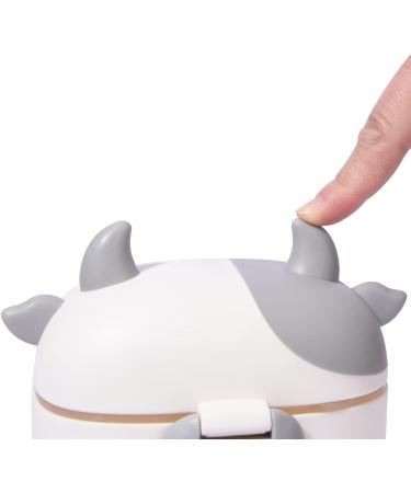 Bebamour Baby Milk Powder Dispenser Pot - Formula & Snack Container - 230g Milk Powder, 450ml - Green Cow - 01 Green - Buy Online on GoSupps.com