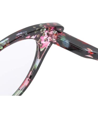 Fashionable 3.0 Reading Glasses for Women | Unisex Red Striped Frame Glare Protective Light Glasses with Storage Etui - Buy Online on GoSupps.com