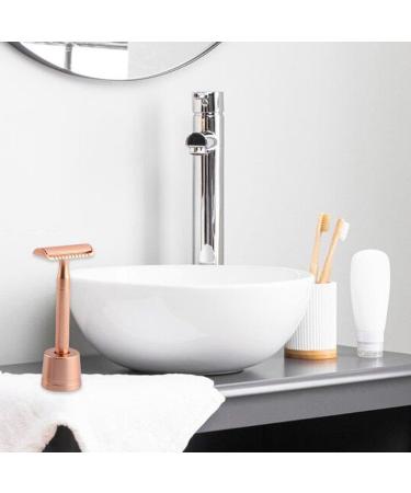 Lipfer Safety Razor Stand - Double-Sided Razor Holder for Men | Manual Shaving Accessories for a Stylish Bathroom - Buy Online on GoSupps.com