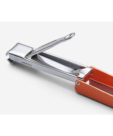 Nail Clipper Adult Nail Scissors Carbon Steel Orange Nail Scissors 9 * 92mm with Keychain - Buy Online on GoSupps.com