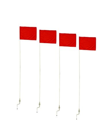 Get Out! Corner Flags for Soccer Field, 60in 4-Pack  Soccer Flags & Soccer Poles  Soccer Equipment for Training