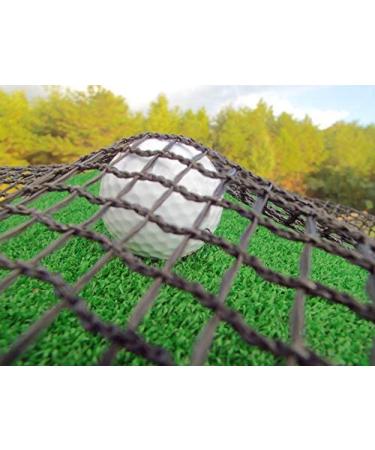 NETTEXX Golf Cage Netting -- Made in The USA -- 10ft x 10ft Commercial Quality High Impact Barrier Netting
