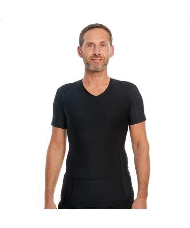 Anodyne Posture Shirt for Men | High-Up Shirt for Posture Correction | Improve Posture & Reduce Pain | Medically Approved | Medium - Black - Buy Online on GoSupps.com