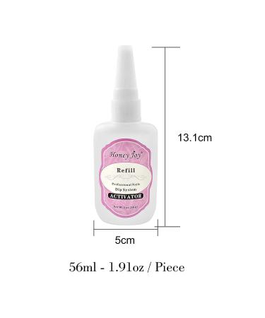 56ml Refill Gel Base Top Sealer Dry Activator for Dipping Powder Nails - No Lamp Cure Dip System - Natural Dry Finish - Buy Online on GoSupps.com