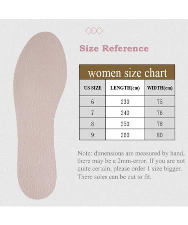 Buy Pigskin Leather Shoe Insoles for Women - Self-Adhesive Barefoot Inserts for High Heels & Flats | Size 8 Apricot Round - Buy Online on GoSupps.com