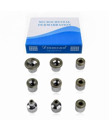 Diamond Dermabrasion Head - 9 Replacement Tips for Home Facial Exfoliation - Buy Online on GoSupps.com