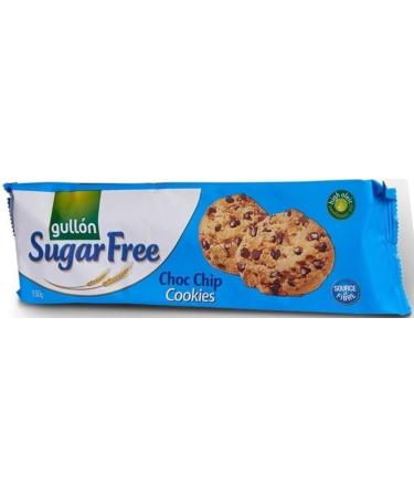 Gullon Sugar Free Chocolate chip 150g biscuits cookies Pack of 5 Healthy choice for diabetic Gift for family and friends with zamfoods (1 Bundle) 2 Bundle - Buy Online on GoSupps.com