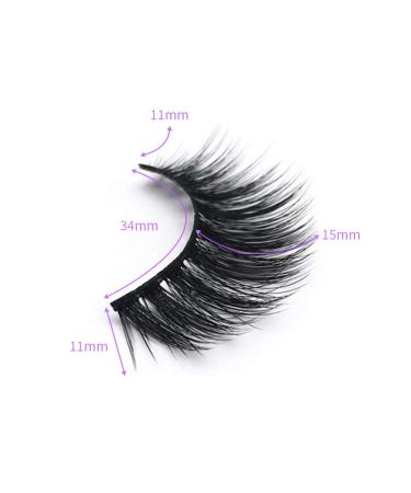 HIPRETTYUS 15 Pairs 3D Mink False Lashes Wholesale | Handmade & Reusable Faux Mink Eyelashes | Wispy & Full Natural Pack - Buy Online on GoSupps.com