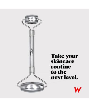 Buy Wolf Project Stainless Steel Face Roller | Reduce Puffiness & Massage Face Neck & Eyes | International Shipping Available - Buy Online on GoSupps.com