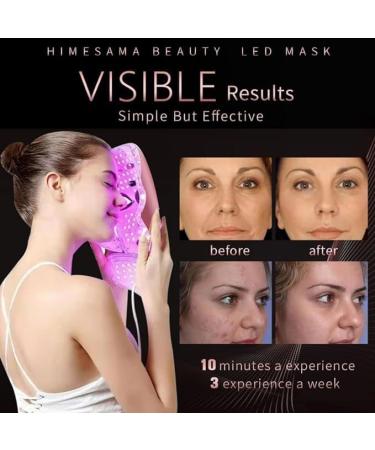 Shop A-021 LED Face Mask - 7 Colors Anti-Aging Light Therapy for Face & Neck | Korean Professional Technology - Buy Online on GoSupps.com