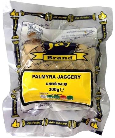 Jay Brand Palmyrah Jaggery | 300G | Natural Sweetener | No Preservatives Added |Gluten Free | Indian Origin