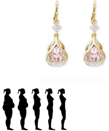 Women s Lymphatic Crystal Earrings - Slimming Magnetogen Weight Loss & Detox Jewelry - Buy Online on GoSupps.com