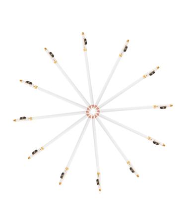 FOMIYES 12pcs Eyebrow Pencil Sharpener Women Makeup Eyebrow Pencil Eyebrow Pencil Women White Wooden