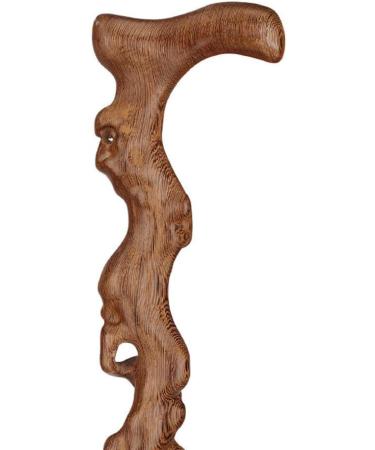 Mahogany Elderly Crutches Carved Non-Slip Wooden Lightweight Walker for Men and Women 89cm Crutches Hello Independence - Buy Online on GoSupps.com