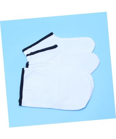 FRCOLOR Moufles de Bain Paraffine et Coton ponge 2 Paires Taille Unique Isolants Th rapeutiques pour Mains et Pieds Spa Massage Chauffage - Buy Online on GoSupps.com