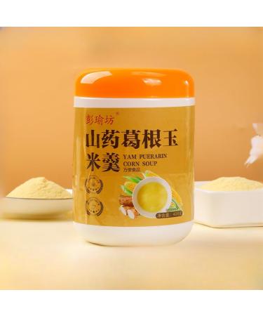 Chinese yam and corn soup instant black sesame paste corn juice walnut yam powder 400g/can nutritional meal substitute powder healthy snacks corn flour (Corn paste 3 cans) Corn paste 3 cans